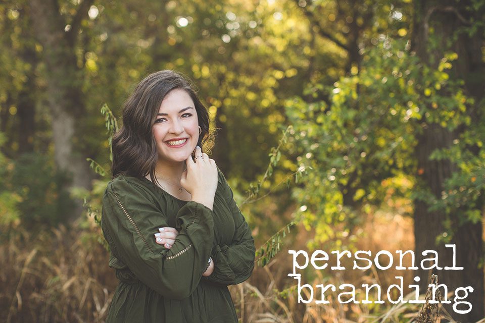 headshot of a woman in a natural park setting - plano headshot personal branding photography